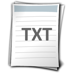 File TXT Icon 256x256 png